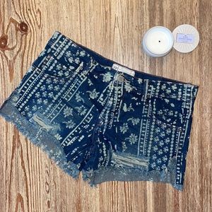Free people shorts size 25